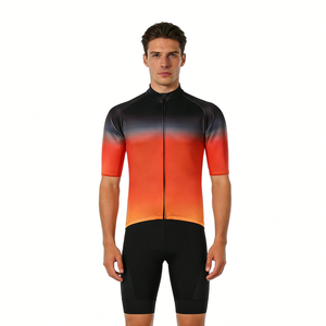 Quick Dry Breathable Ergonomic Cut Summer Short Sleeve Cycling Jersey Top Custom Print Team Racing Road Club Events <b>Bike</b> Jerseys - Product Image 3