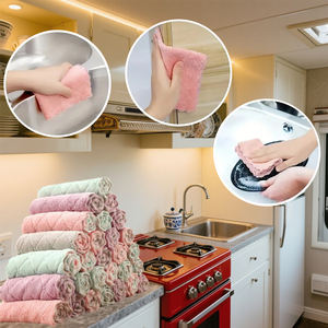 Serviettes de cuisine en microfibre <span class=keywords><strong>super</strong></span> absorbantes, imprimées, tissées, à séchage rapide, jetables, pour usage commercial et domestique, vendues en vrac - Product Image 2