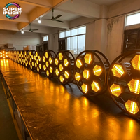 Lumière rétro LED 7x60W, 42 RGBW, Aux DMX512, pour DJ, discothèque, bar, spectacle sur scène