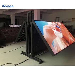 BESCAN RGB Mantenimiento frontale montado en la pared instalar de pantalla LED P6 P8 P10 Pantalla LED de acceso frontale exterieur