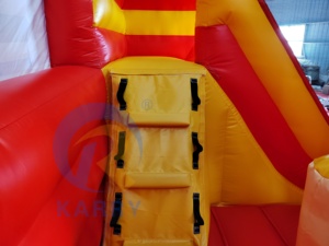 <span class=keywords><strong>Castillo</strong></span> Inflable con Tobogán y Brincolín con Diseño de Camión de Bomberos para Fiestas Infantiles, Certificado CE, en Venta - Product Image 4