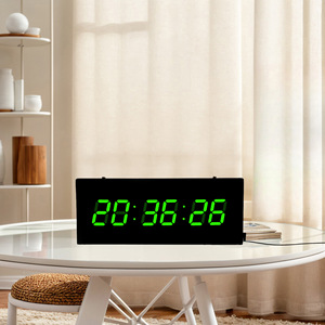 LED Digital <strong>Wall</strong> <strong>Clock</strong> Household Modern Design Adjustable Brightness Desktop <strong>Clock</strong> for Kitchen Office Classroom School <strong>Bathroom</strong> - Product Image 6
