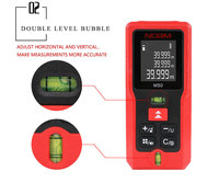Télémètre laser INORM M60 60m avec double niveau à bulle, mesure de surface et de volume, stockage de données, outil de mesure numérique portable, précision de 2,0 mm