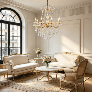 Lustres en cristal en gros, luminaires suspendus en cristal pour plafond, lampes lustres en cristal - Product Image 4