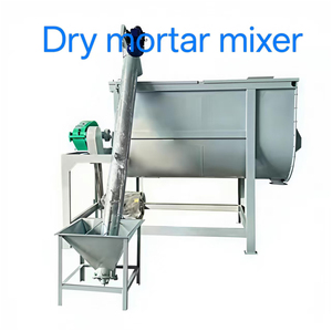 Mezcladora de Mortero Seco Multifuncional Tipo U, Hermética y Antipolvo, Mezcladora de Polvo Seco de Bajo Residuo para Mezclar Cemento, Mortero, Polímeros y Adhesivos - Product Image 1