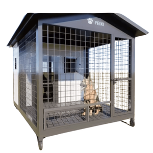 Caseta para Mascotas Resistente y Ecológica para Exteriores, en Tamaños Pequeño, Mediano y Grande, Resistente a la Intemperie, para Perros Grandes, Medianos y Pequeños - Product Image 1