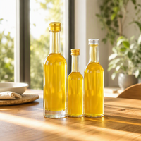 Mini bouteilles de vin en verre avec bouchon à vis pour whisky, liqueurs et spiritueux - Finition estampée à chaud