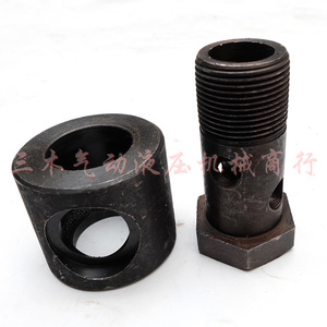 Hollow Screw <b>Bolt</b> M18 1.5 Carbon Steel Hydraulic Connector For Mechanical Equipment - Product Image 4