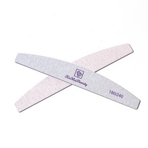 Lưỡi liềm móng tay tự nhiên tập tin 180/240 Grit yếu tố cần thiết tập tin Nail công cụ cho nhà và salon cho Nail Prep và nhẹ nhàng định hình - Product Image 2