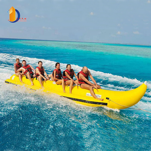 Jouets aquatiques gonflables d'usine YUQI, jeux aquatiques flottants, bateau <span class=keywords><strong>banane</strong></span> pour enfants et adultes - Product Image 1