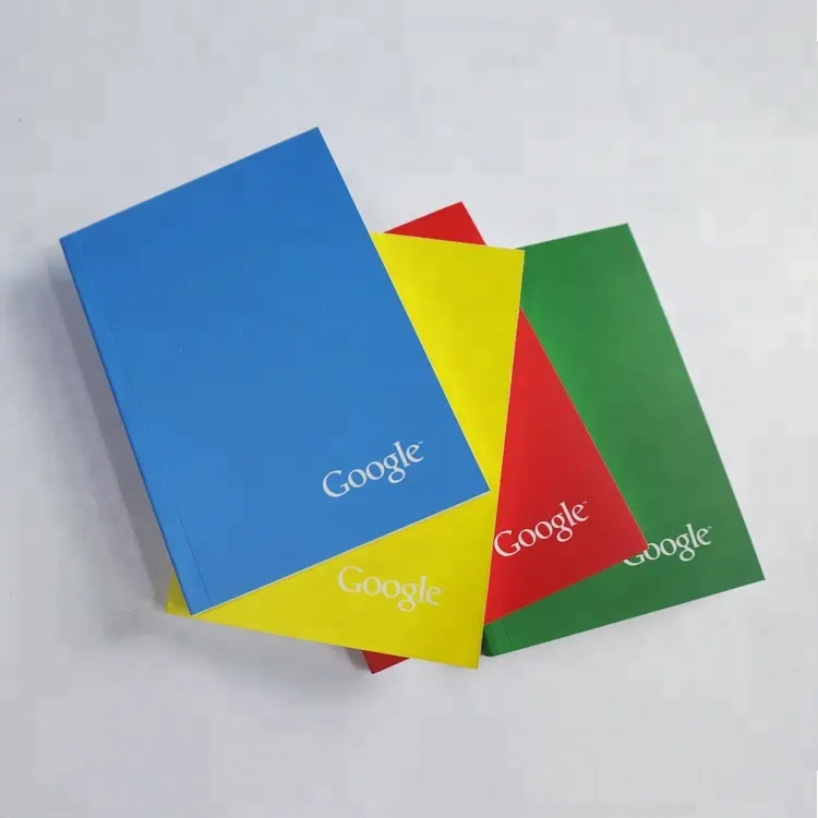 Labon Groothandel Bedrukt Gecoat Papier Cover A6 Zakformaat Google Notebook Met Gratis Monster