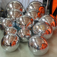 Ballon Disco réutilisable de sphère brillante de boule de miroir gonflable de PVC de taille différente pour la décoration de mariage de boîte de nuit d'événement de partie d'étape
