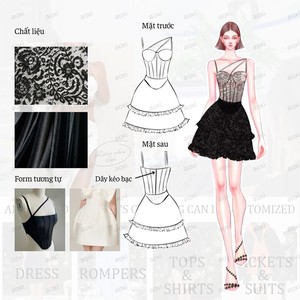 Fabricante de <span class=keywords><strong>Ropa</strong></span> de Marca Personalizada en Pequeños Lotes, Vestido Mini de Crochet Estampado con Apliques Florales 3D, Sin Mangas, <span class=keywords><strong>para</strong></span> Ocasiones de Verano - Product Image 6