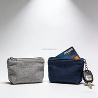 Tas Gantungan Kunci Kanvas Grosir dengan Logo, Tas Kanvas Mini Gantungan Kunci Tersedia, Tas Kanvas Mini Gantungan Kunci Custom, Dompet Koin Tas Kanvas Mini