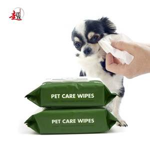 100PCs OEM ODM precio de fábrica toallitas para perros eco orgánico toallitas húmedas para animales toallas húmedas biodegradables - Product Image 3