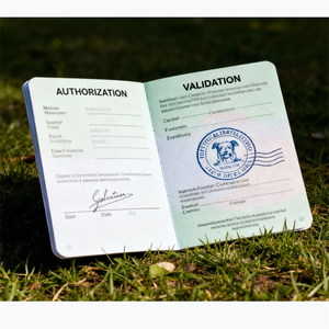 Cuaderno de Pasaporte Falso con Lámina Dorada Personalizada FD Printing para Niños, Libreta de Pasaporte para Mascotas, Perros y Gatos, Eventos Escolares, Pasaporte de Viaje - Product Image 5