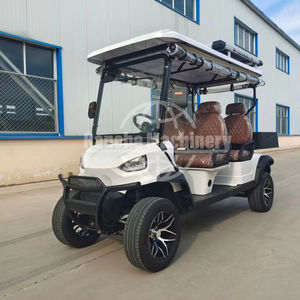 Carritos de golf eléctricos de 2, 4, 6 asientos al por mayor, Buggy de golf eléctrico de 4 asientos cómodo personalizado de litio de 72V - Product Image 1