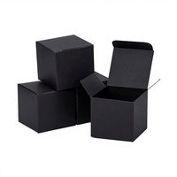 Boîte rigide en carton noir mat personnalisable pour cosmétiques et huiles essentielles, impression UV, logo, design quadricolore