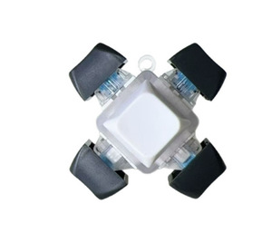 Novedoso Mini Teclado Mecánico de Plástico con Tecla Giratoria Antiestrés, Juguete Descompresivo con Interruptor de Clic, Gadget de Escritorio para Aliviar el Estrés - Product Image 4