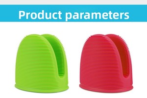 2 Paket Alas Panci Silikon Tahan Panas Anti Selip untuk Dapur, Penyangga Mangkuk/Piring Besar - Product Image 3