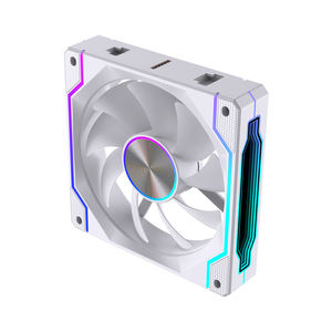 Lovingcool พัดลมสร้างบล็อกสีขาวประสิทธิภาพสูง, พัดลมแชสซี12ซม. เชื่อมต่อไร้สายพัดลม armb 5V <span class=keywords><strong>3</strong></span>-Pin สำหรับเคสคอมพิวเตอร์ - Product Image 4