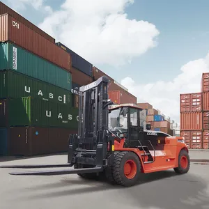LTMG контейнер вилочный погрузчик гидравлический вилочный погрузчик 25 тонн 30 тонн 35 тонн 42 тонны тяжелый дизельный вилочный погрузчик с двигателем EPA