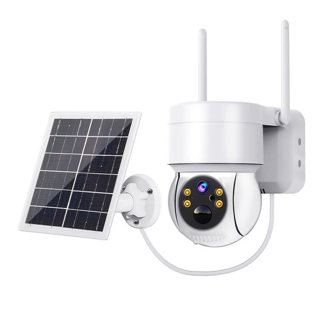 4MP WiFi Solar Powered CCTV Camera Battery-Free Plug-In with Excellent Performance