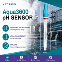Aqua3600 Portable pH Meter dengan Kompensasi Suhu (NTC PT100/PT1000) untuk Air Keran, Kolam Renang, dan Air Sekunder