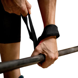 Профессиональные ремни для тяжелой атлетики, индивидуальные аксессуары для фитнеса и тренажерного зала, хлопковый материал для взрослых, защита запястий - Product Image 4