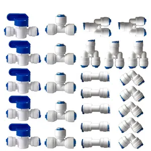 Plastic Snelkoppeling Pijp Gezamenlijke M11- 1/4 "Inch Bedreiging Voor Ro Kraan Water Filter Snelkoppeling