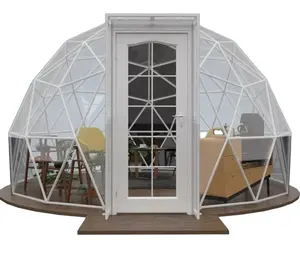 गर्म पीवीसी Geodesic पारंपरिक शो पारदर्शी गुंबद घर इग्लू तम्बू आउटडोर कैम्पिंग और लंबी पैदल यात्रा तम्बू इग्लू geodesic गुंबद घर बुलबुला तम्बू