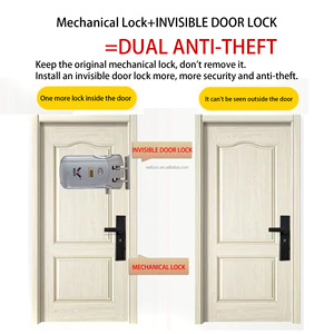 Wafu bán chạy nhất nhà thông minh khóa an ninh với tuya app điều khiển từ xa cho nhôm/thép/Cửa kính Wi-Fi & lớp C an ninh - Product Image 4