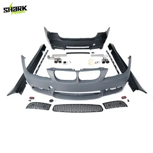 for bmw 3 Series E90 LCI M3 style body kit plastic front bumper rear bumper side skirt bodykit 2009 to 2012