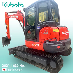 Excavator Bekas Kubota KX165 5-6 Ton Harga Murah KX165-5 Compact Digger Asal Jepang Peralatan Konstruksi Dijual - Product Image 1