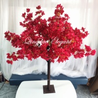 Bougainvillier EG-WD99 Arbre Artificiel Soie Faux Bougainvillier Arbre Avec Fleurs Roses Arbre Artificiel De Bougainvillier Fleur