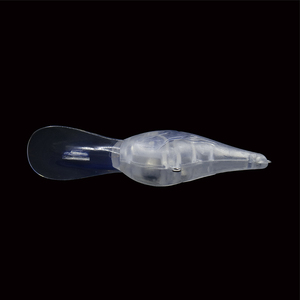 VC02 esca da pesca esca vuota 7.5cm/27g esche da pesca fai da te non verniciate Minnow falso pesca wobbler giappone esche per <span class=keywords><strong>pesci</strong></span> Crankbait - Product Image 5