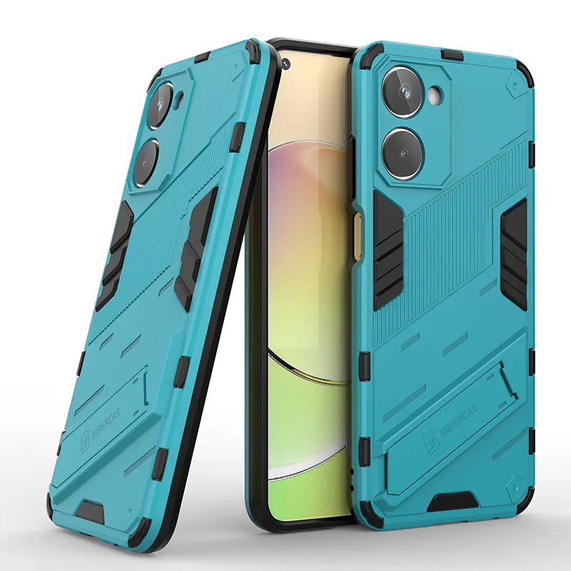 Kickstand heavy duty case for Oppo REALME 10 4G, Shockproof cover case for Redmi note 12 Pro plus