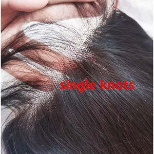 ผมแท้แบบ HD Lace Closure ขนาด 4*4 5*5 6*6 7*7 และ HD Lace Frontal ขนาด <span class=keywords><strong>13</strong></span>*4 <span class=keywords><strong>13</strong></span>*6  แบบ Single Knots  พร้อมเชือกผูกแบบโปร่งใส Swiss HD Lace Frontal - Product Image 2