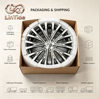 Rueda de radios múltiples forjada a medida, color gris plomo, cara con corte de diamante, PCD y ET personalizados para modificación de coches de alta gama