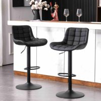 Tabouret haut de luxe italien chaise de bar en métal, dossier confortable, design rétro moderne pour les repas en famille, hôtels de plein air