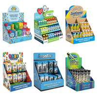 Boîtes de présentation en carton personnalisées avec logo imprimé, présentoirs de point de vente en carton ondulé avec en-tête amovible