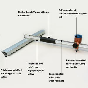 Meilleure qualité longue durée de vie haute précision en aluminium T <span class=keywords><strong>Cutter</strong></span> 1800mm longueur T Type coupe-verre - Product Image 6