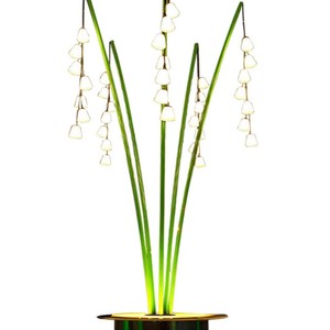 Outdoor LED Bell Flower Landscape <b>Lights</b> Green Stems Hanging Bells Garden <b>Pathway</b> Yard Decor - Product Image 5