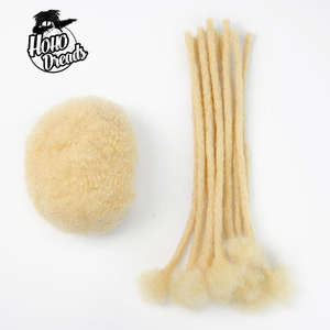 [Hohodreads] Dreadlocks Voor Fabrieksprijs Natuurlijke Afro Kinky Mensenhaar Gehaakte Loc Extensions 100% Menselijk Haar En Handgemaakte Loc - Product Image 4