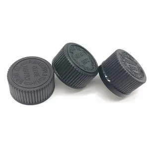 Safety Closures 32mm 38mm 42mm 48mm 53mm Black Childproof Cap Child Resistant Caps