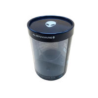 Boîte à cylindre en plastique Transparent imprimé personnalisé pour Tube de chargeur de voyage emballage Transparent en PET rond pour câble USB