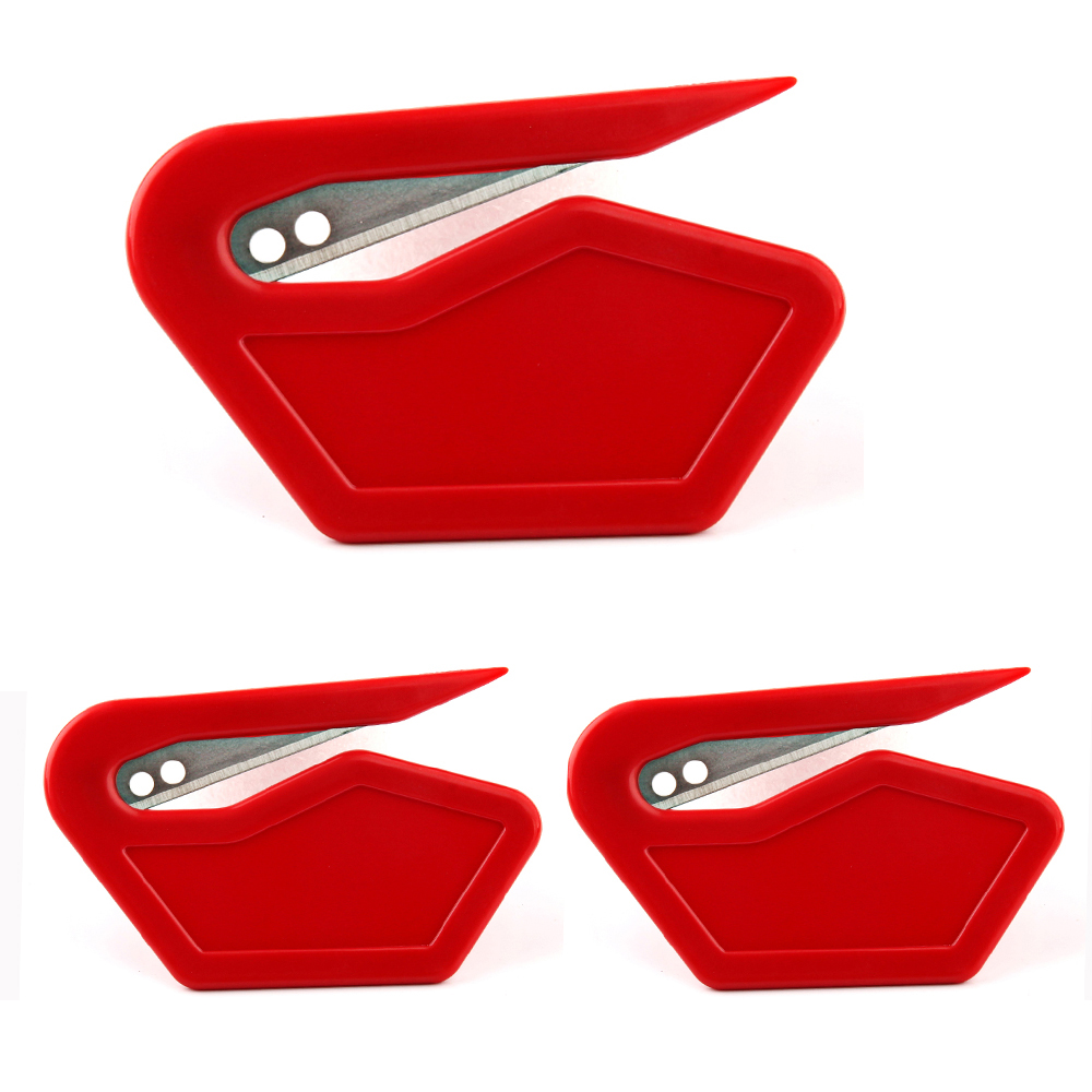 Бесплатная отправка образца, высококачественный пластиковый Открыватель для писем, рекламный изготовленный на заказ резак для пластиковых конвертов с лезвиями из нержавеющей стали