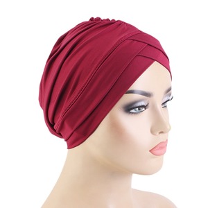 Bonnet sous-hijab islamique en modal uni, chapeau sous-hijab musulman, turban extensible, chapeau couvrant intégral, hijab intérieur - Product Image 1