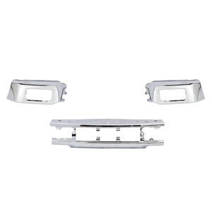 โครเมี่ยมแบบแยกพร้อมไฟตัดหมอกกันชนหน้ารูสำหรับ Ford F150 2018 <span class=keywords><strong>2019</strong></span> 2020 - Product Image 1