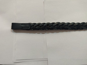 Banda de ceja de caballo de cuero de alta calidad de lujo Tamaños personalizados Precio al por mayor con cadena de perlas y cristales grandes - Product Image 3